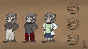 [COMM] Zootopia, Lusk the Tanuki - Character Sheet