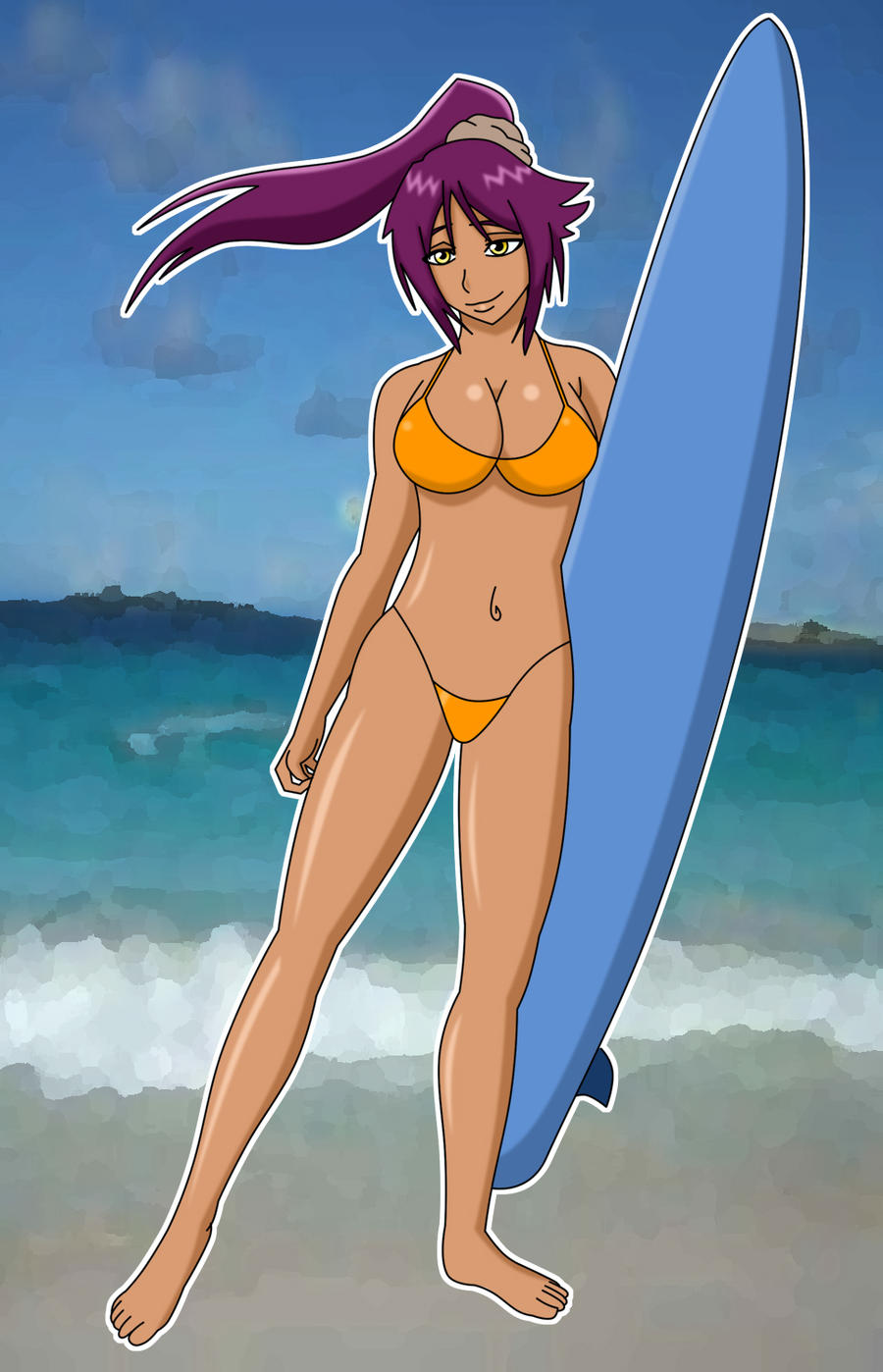 Yoruichi at The Beach