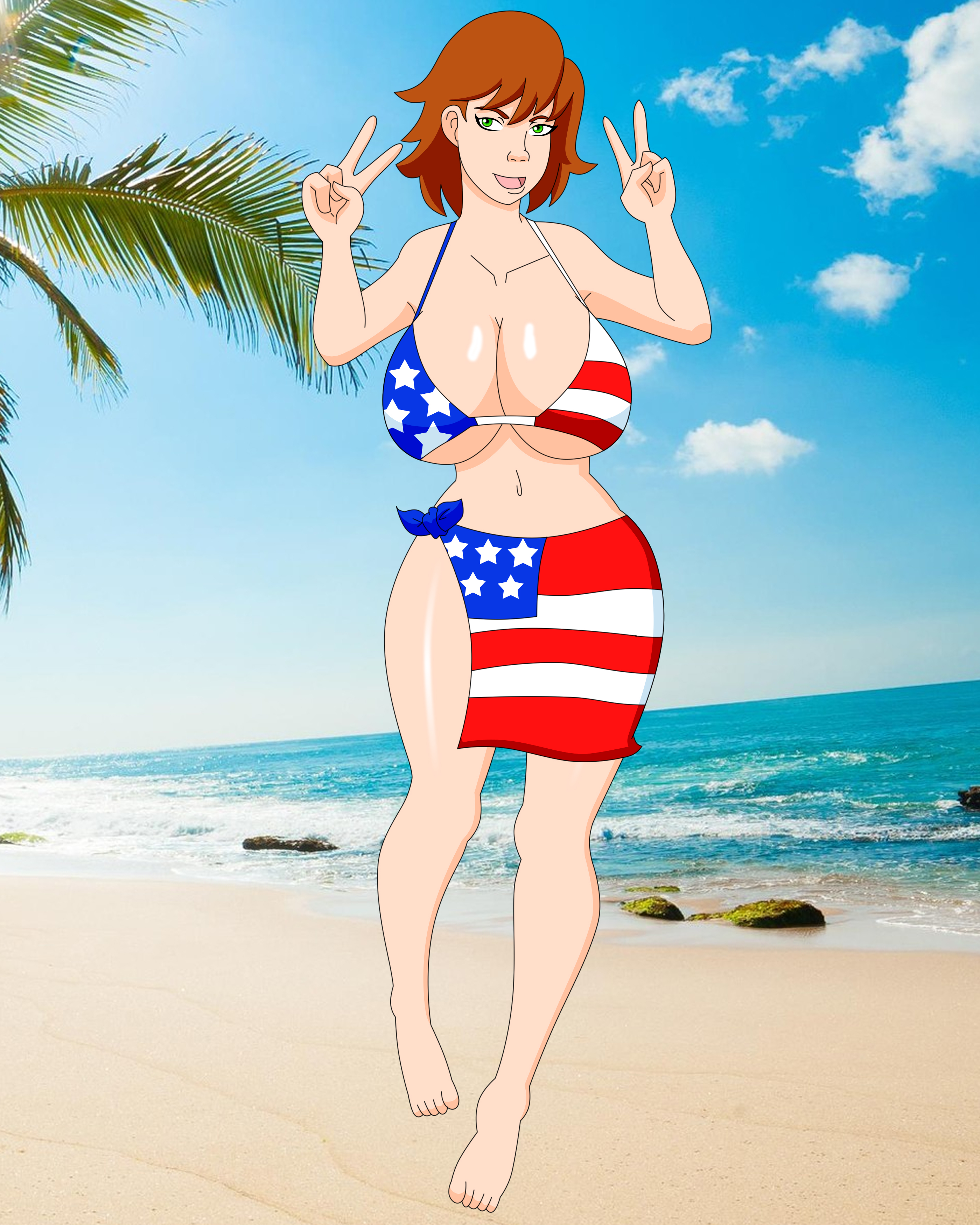 Gravity Girl 4th of July Commission