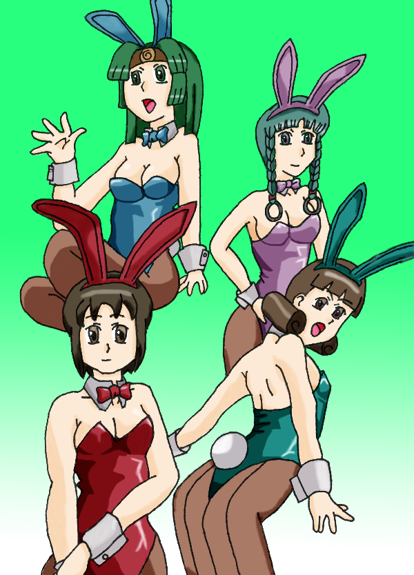 The EXE Women as BunnyGirls