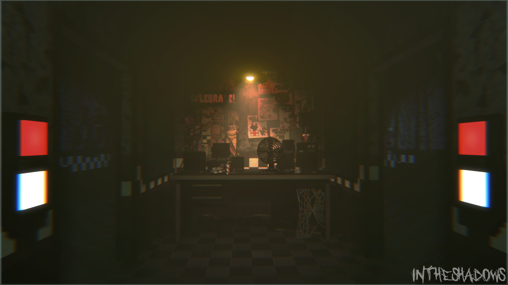 c4d) fnaf 1 office remake w.i.p : r/fivenightsatfreddys