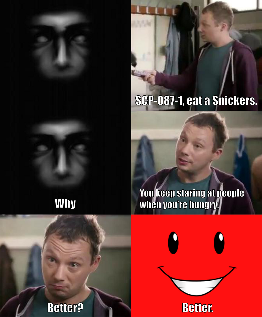 Scp 087 1 And Snickers By Gothlolichankaru On Deviantart Scp 087 1 And Snickers By Gothlolichankaru On Deviantart