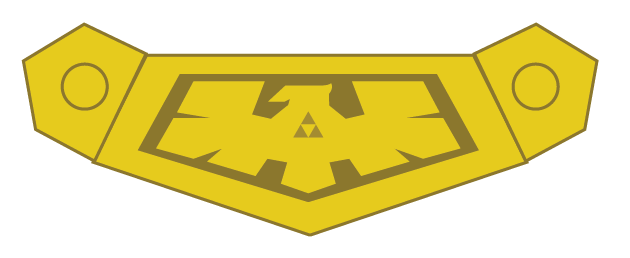 Toon Zelda Chest Plate Vector