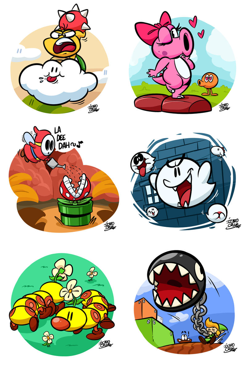 Mario Enemies by art-ikaro on DeviantArt