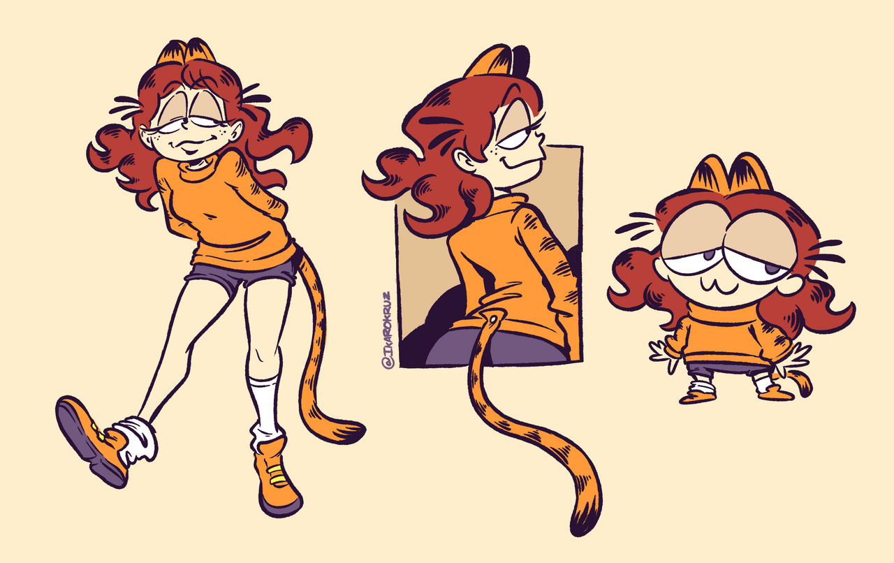 Garfield Girl by art-ikaro on DeviantArt