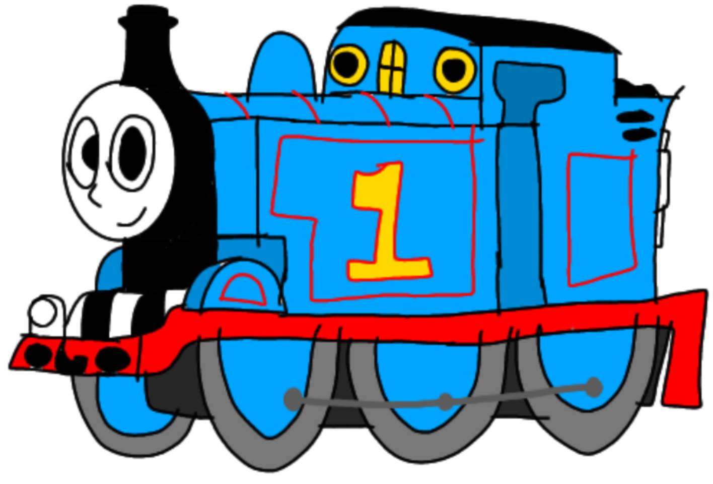 Thomas Numbers Deviantart Thomas The Tank Engine by Char370 on DeviantArt