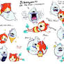 Whisper X Jibanyan Poses