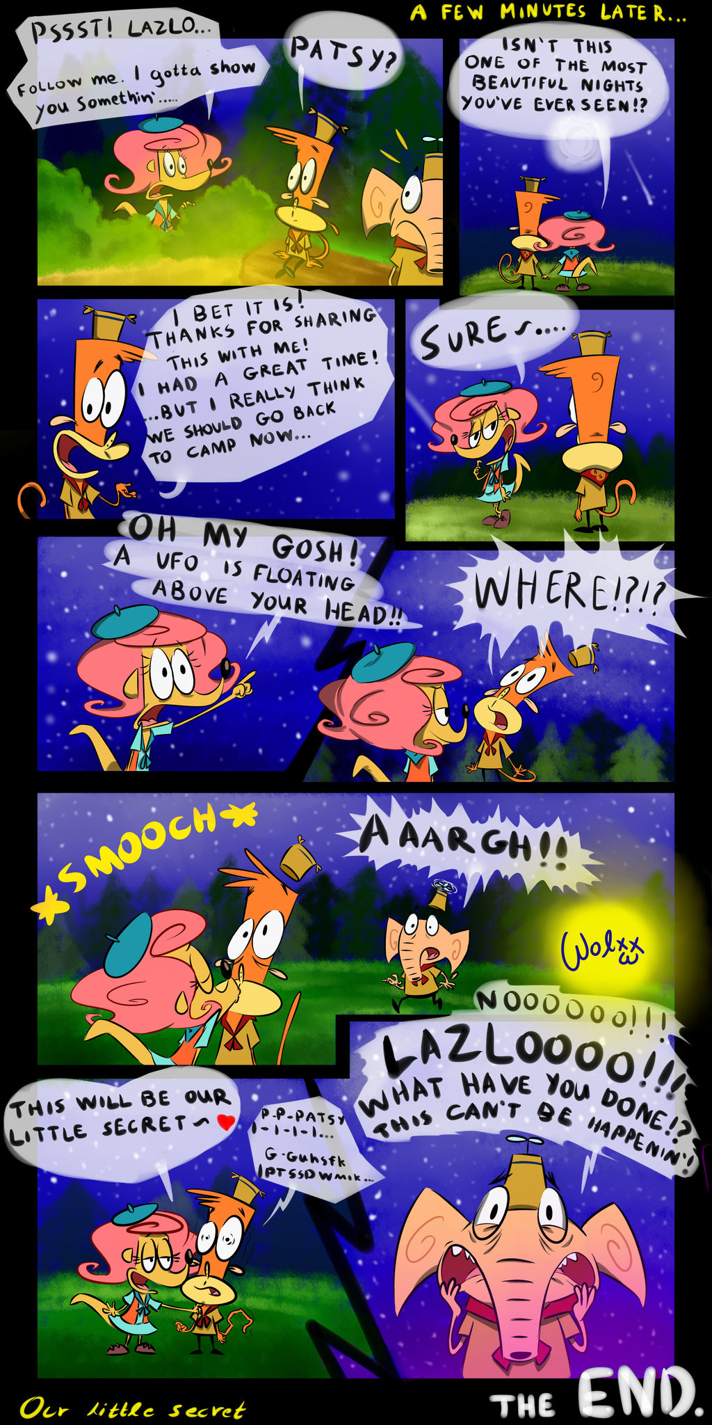 Lazlo X Patsy Deviantart Lazlo X Patsy - Our Little Secret by FoxyWolxy on DeviantArt
