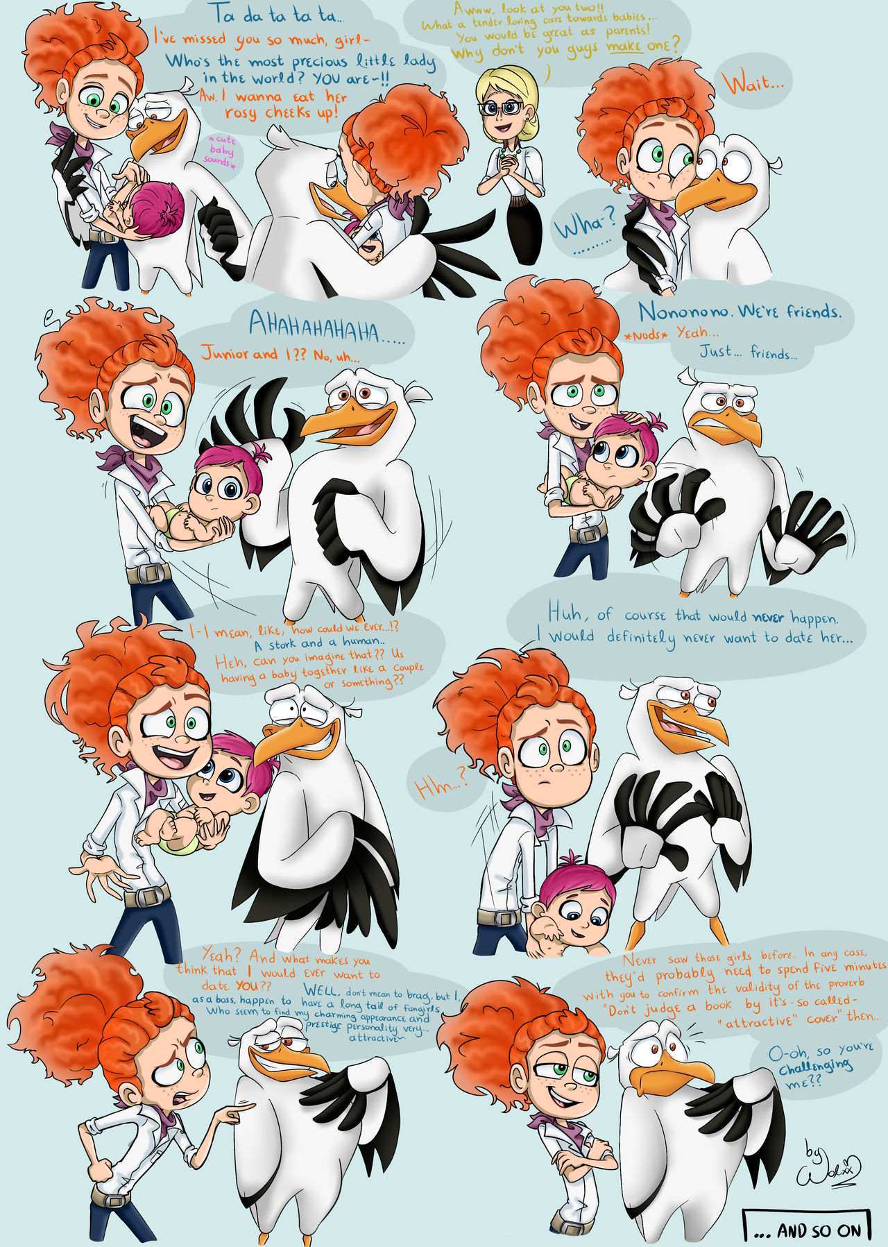 Storks Junior X Tulip Parents By FoxyWolxy On DeviantArt storks-junior-x-tulip-parents-by-foxywolxy-on-deviantart