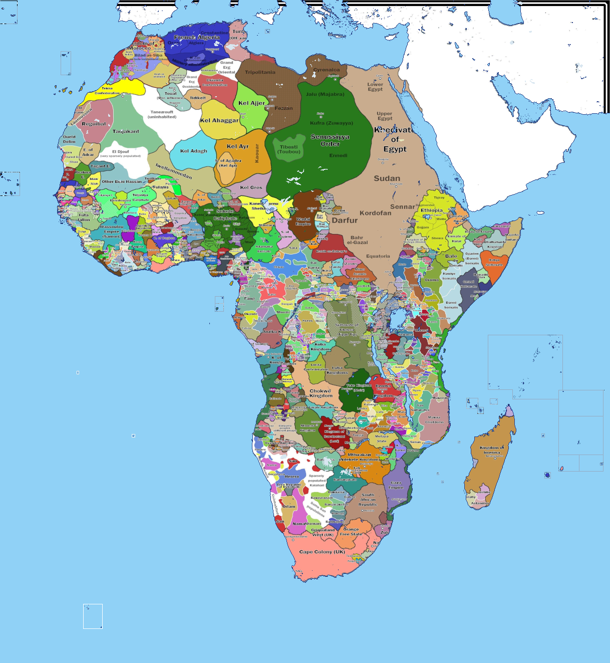 Map of Africa in 1880 ol3 - East Africa change by BobHopeXIVRedux on ...