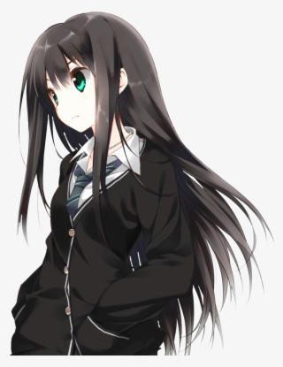 dark, anime girl and cute - image #7781824 on