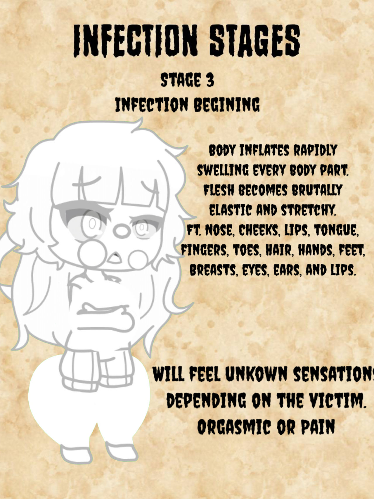 Deviantart Inflation Itchy The inflation infection AU part 3 by FemaleInflationFan on DeviantArt