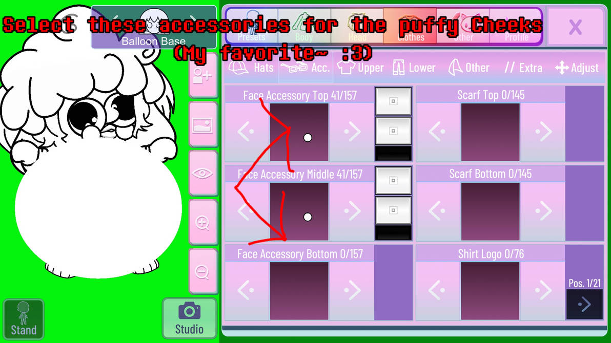 Gacha inflation customize tutorial Part 11-14 by FemaleInflationFan on ...