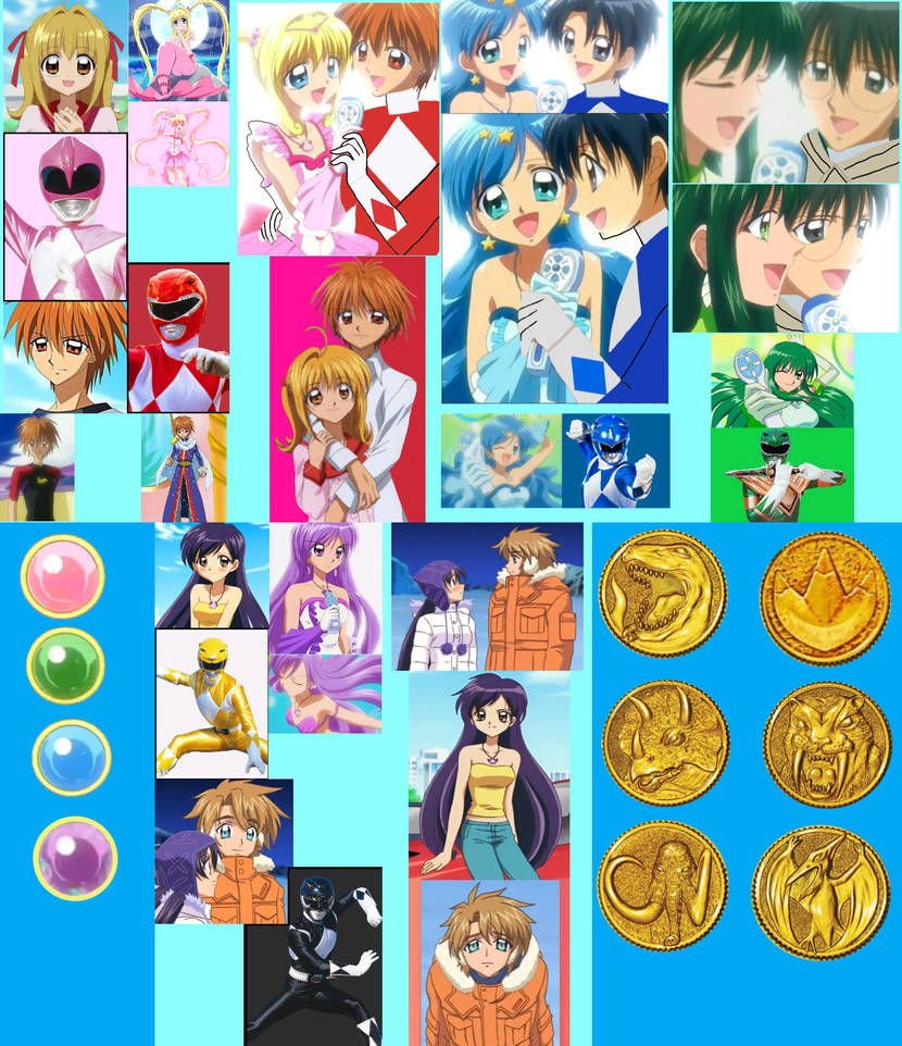 All mermaids and Power Rangers together by Orcadude on DeviantArt