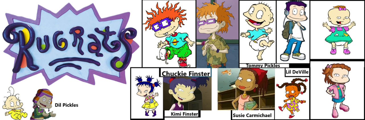 Every Rugrats Character Ever Rugrats List of characters Poster 1991-2004 by Orcadude on DeviantArt
