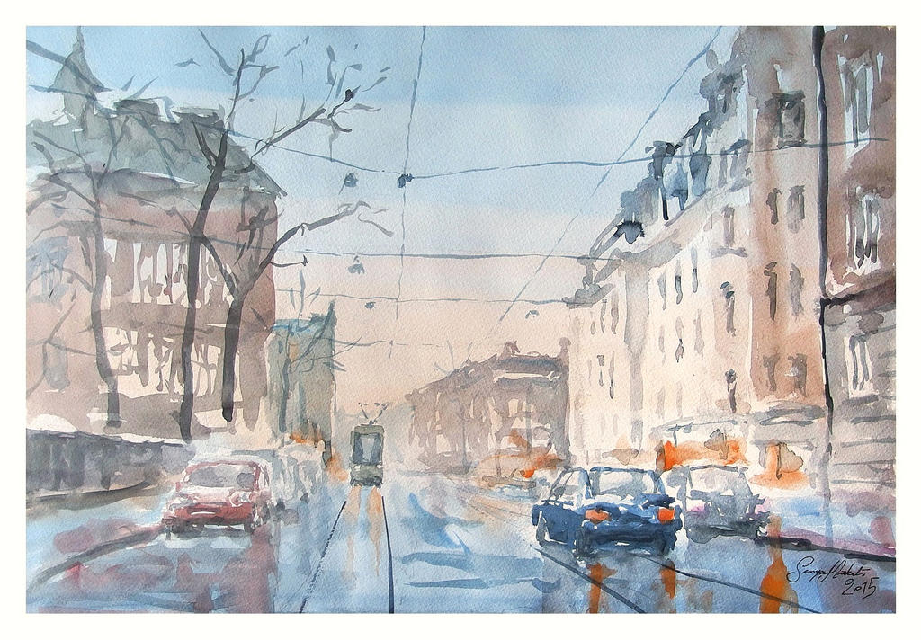 Helsinki Street by sampom Helsinki Street by sampom