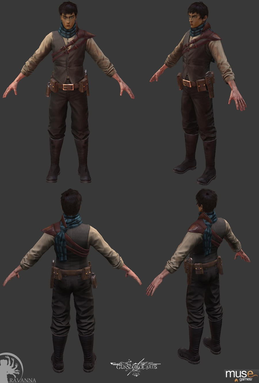 Costume Render - Beginner Male