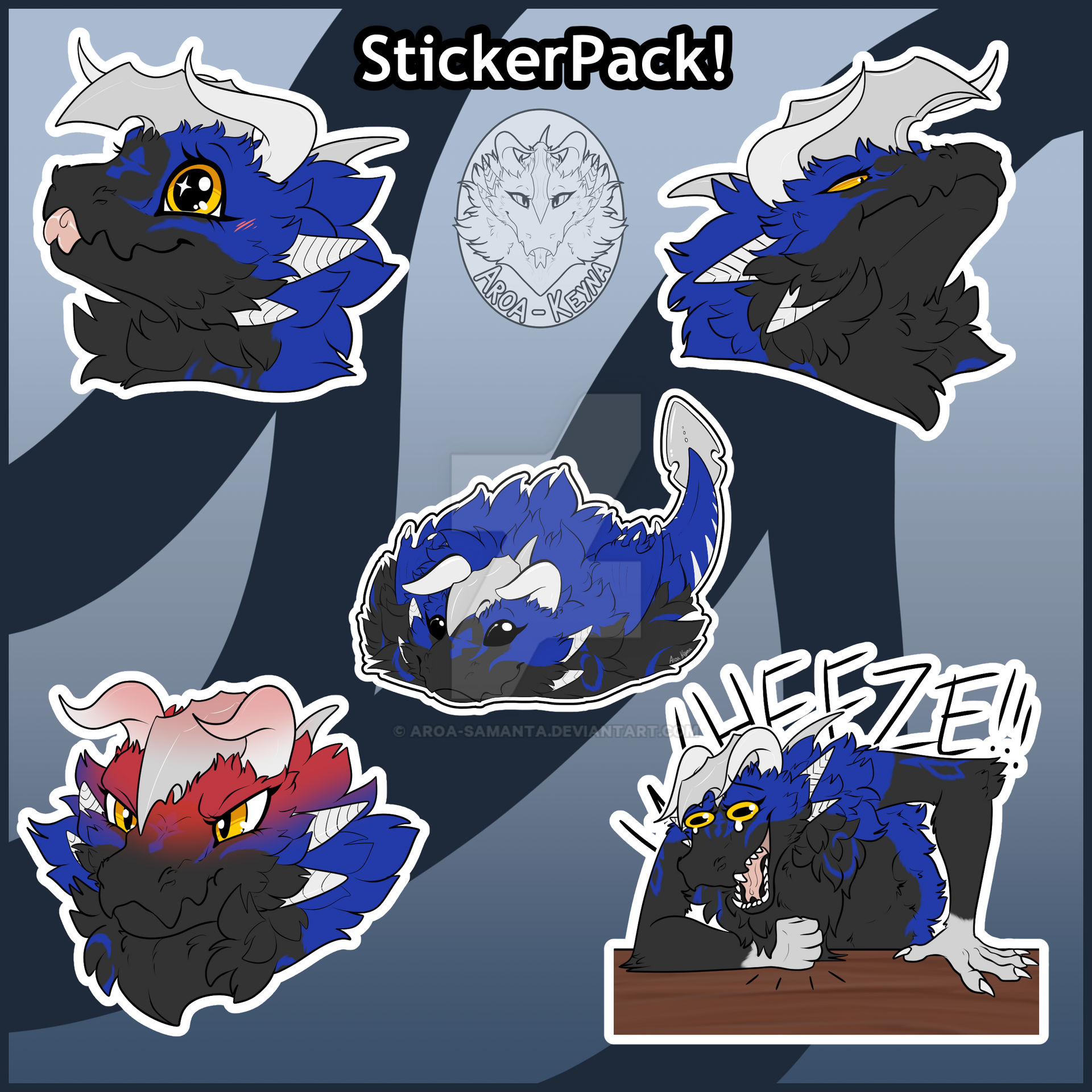 Sticker Commissions STICKERPACK COMMISSIONS OPEN by Aroa-Samanta on DeviantArt