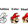 My custom Mario style sprites