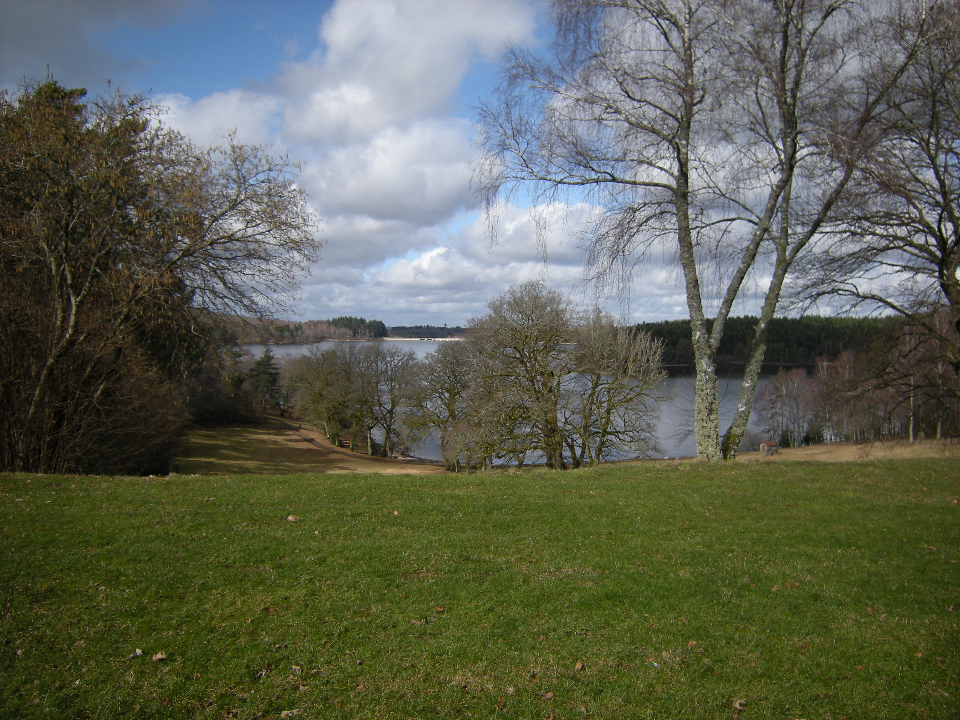 Lake Near Chateau Neuf