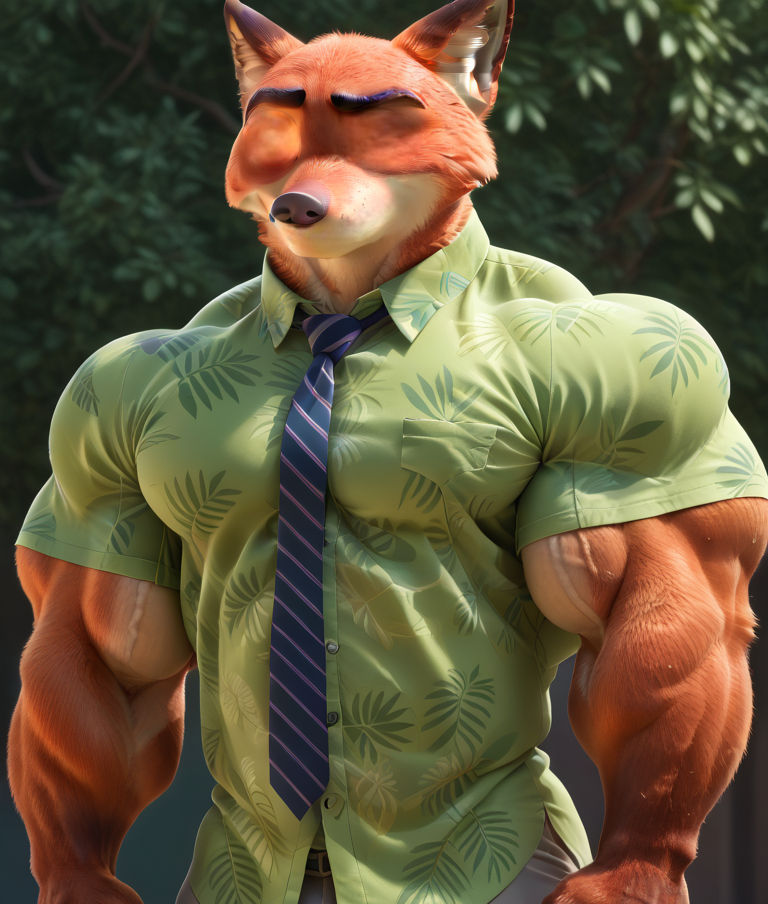 Buffnick Buff Nick Wilde Faceless by Bluewolf033 on DeviantArt