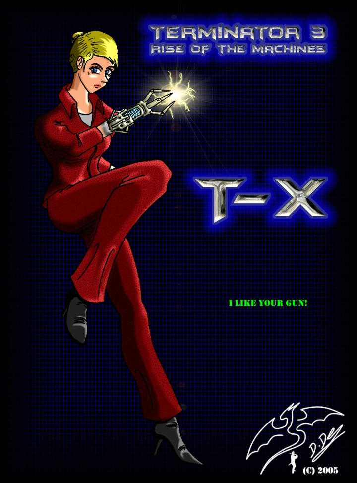 Terminator 3 - T-X by DRAGON-vamp on DeviantArt