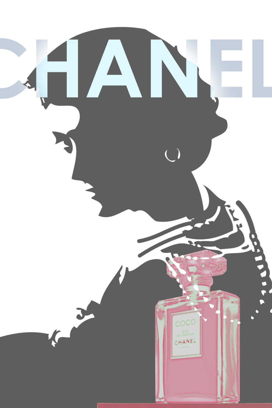 Coco Chanel Advertisement 2 by kokorostudio on DeviantArt