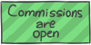 Commissions are open