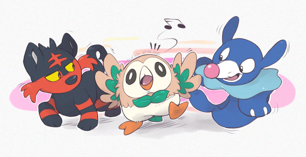 Sun and Moon starters