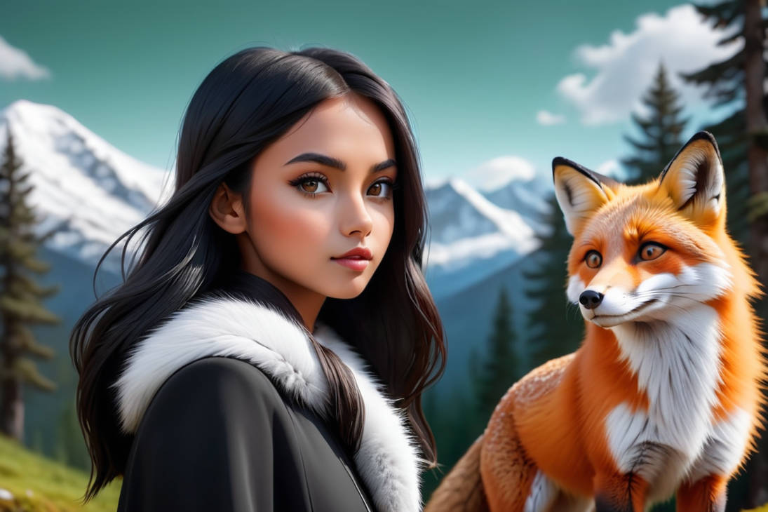 girl_and_fox by rendernetAI on DeviantArt