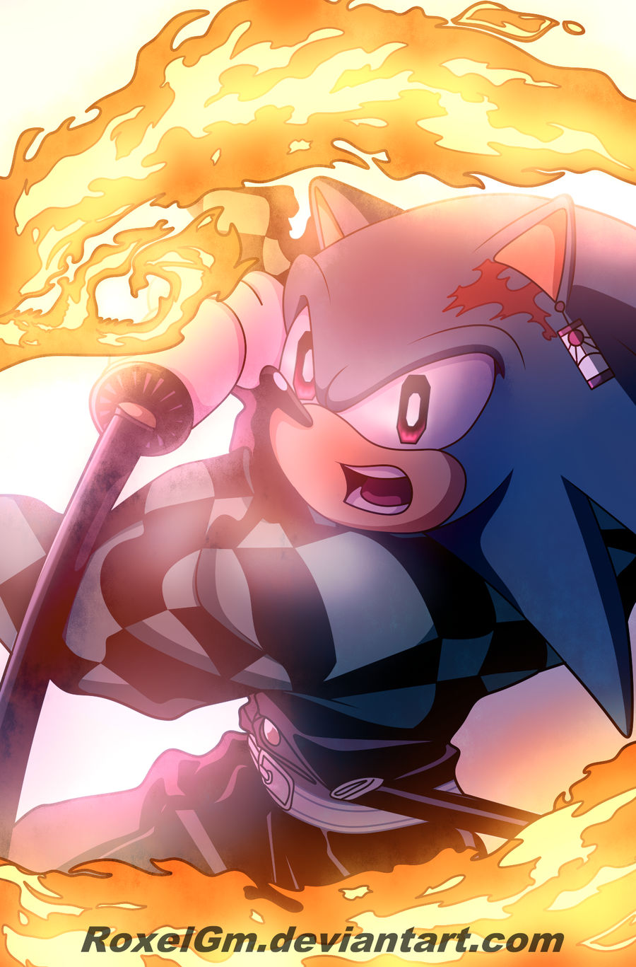 Super Sonic  Sonic art, Sonic and shadow, Anime crossover
