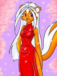 Orange Skunkgirl