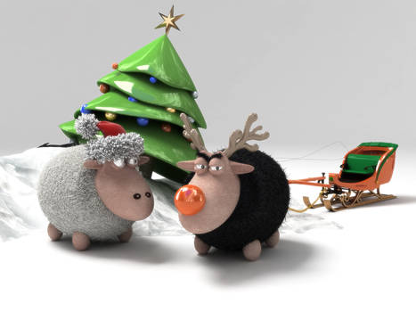 xmas sheep