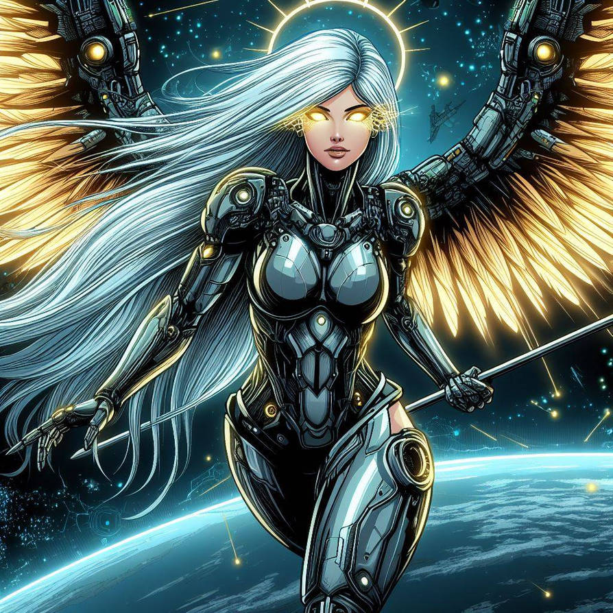 Cyber Angel By AlegeKelso On DeviantArt cyber-angel-by-alegekelso-on-deviantart