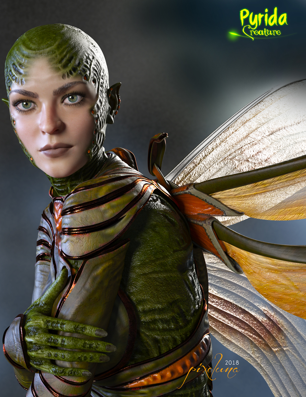 The Creature Pyrida by pixeluna