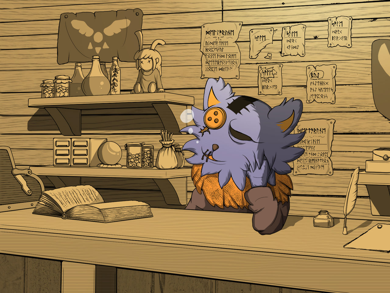 Delta Rune Shopkeeper Deltarune - Shopkeeper by Jet-Draco on DeviantArt