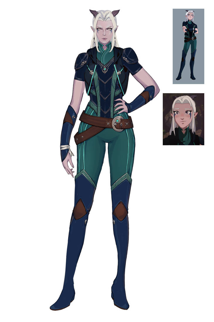 Rayla Figure Rayla from The Dragon Prince by AntonParadigm on DeviantArt