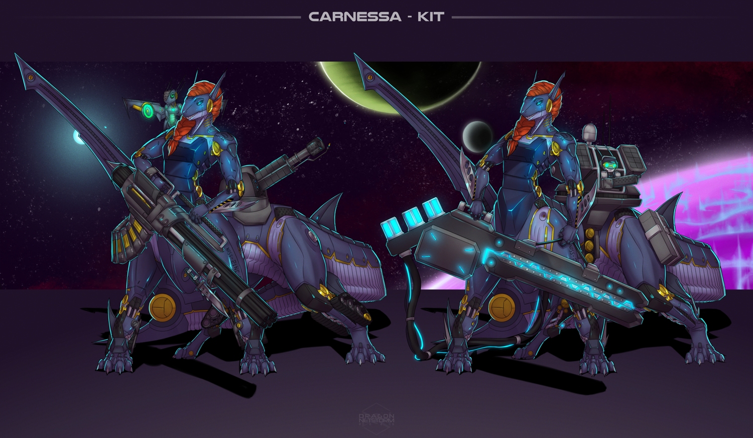 Carnessa Rouse NRSS-21NC-001 Carnessa and Kit RefSheet Loadouts by dragonnetstorm on ...