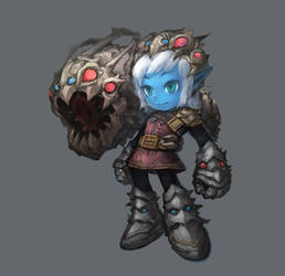 League of Legends---Tristana with Kog'Maw skin