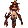 Miss Fortune with Hellfire armor