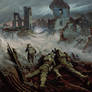 Battle of Caen. Normandy 1944.