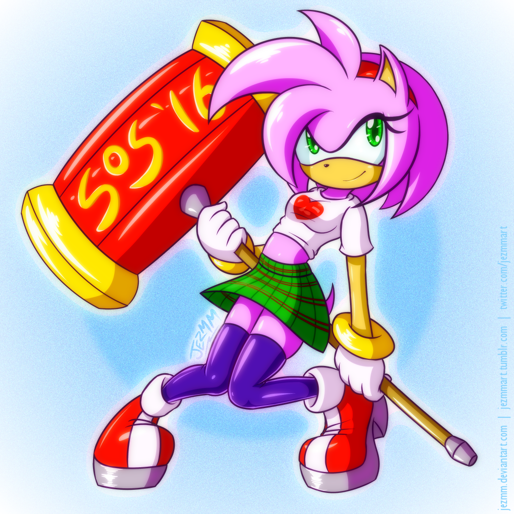 Amy Rose - Sonic Adventure by JasieNorko on DeviantArt