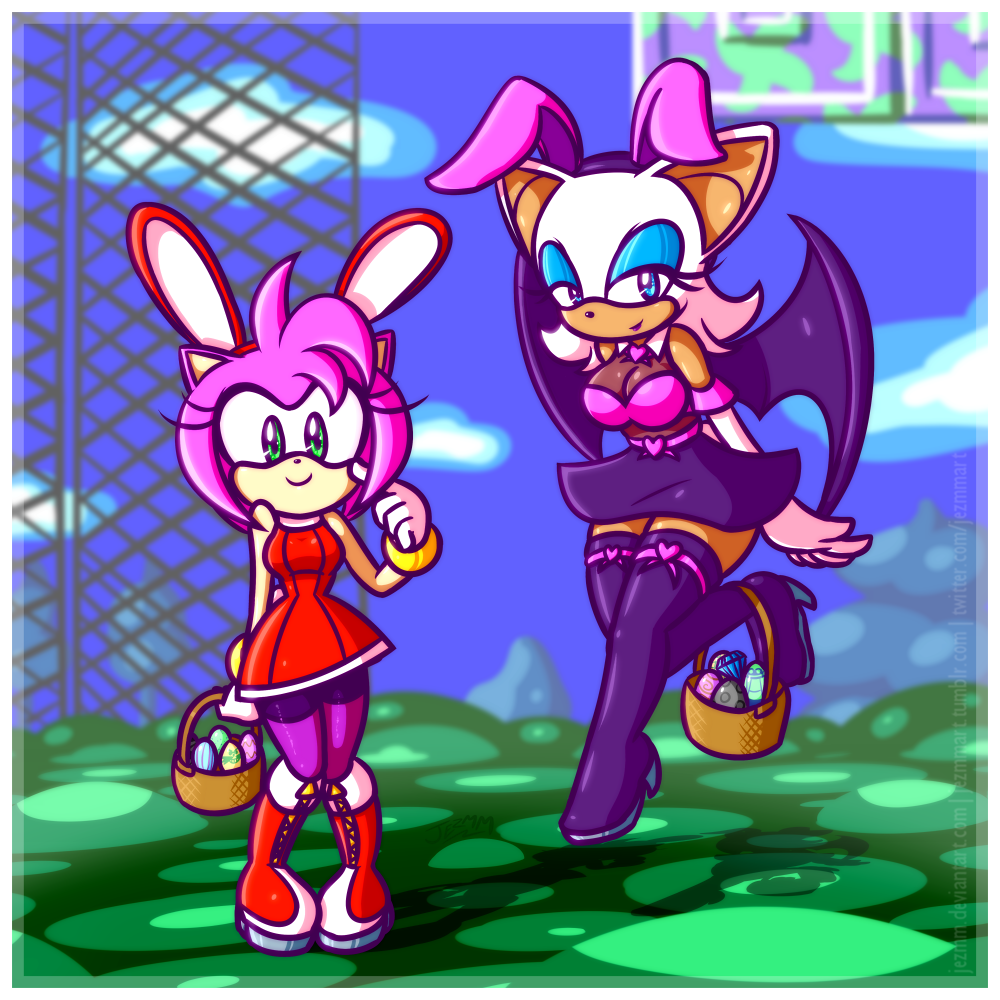 Rose The Rabbit Monkey Rose n' Rouge Rabbits by JezMM on DeviantArt