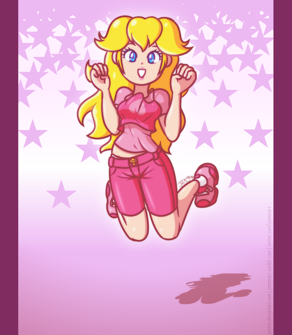Peach Jump Rope Peach Jump by JezMM on DeviantArt