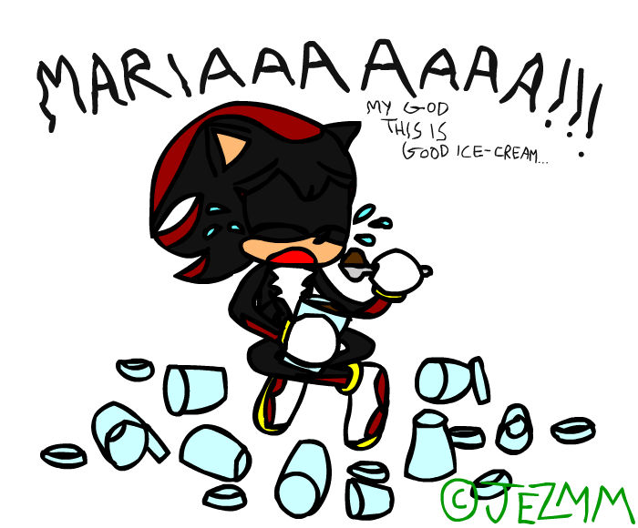 Shadow Man Eating Shadow is binge-eating again.. by JezMM on DeviantArt