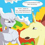 Mewtwo Riding Rapidash