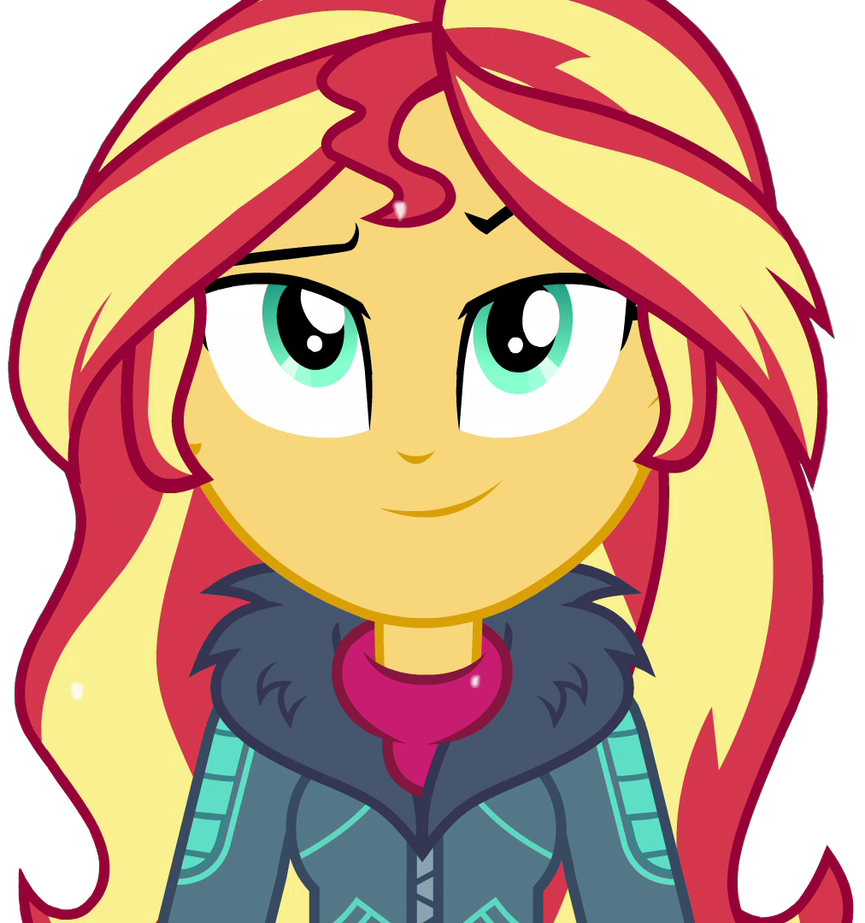 Sunset Shimmer render by DarknessOwl01 on DeviantArt