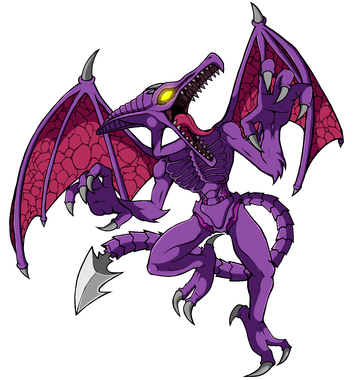 Predator Tribe Ridly Ridley render by DarknessOwl01 on DeviantArt
