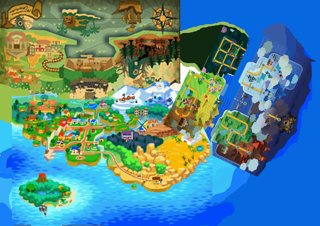 Paper Mushroom Kingdom By Marhiin On Deviantart