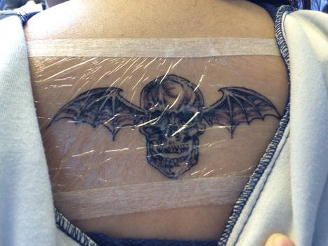 My deathbat tattoo